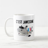 Mug Pierre le requin : C'est Jawesome (tasse de (Gauche)