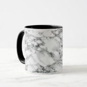Mug Pierre Marbre blanc branchée (Devant gauche)