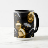 Mug Pierre noire or (Devant droit)