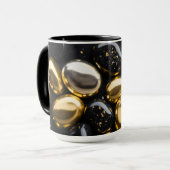 Mug Pierre noire or (Devant gauche)