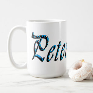 Mug "Pierre" Numéros Bleus Pierre Nom,