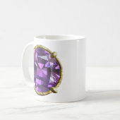 Mug Pierre précieuse violette, violette (Devant gauche)