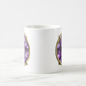 Mug Pierre précieuse violette, violette (Centre)