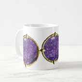 Mug Pierre précieuse violette, violette (Devant gauche)