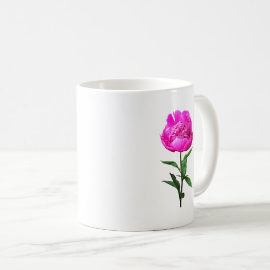 Mug Pierre rose foncé (Devant droit)