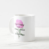 Mug Pierre rose foncé (Devant gauche)