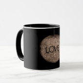 Mug Pierre sculptée "Amour" (Devant gauche)
