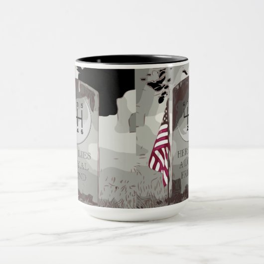 Mug Pierre tombale MANUELLE (Centre)