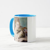Mug Pierre une femme de Renoir | avec un chat (Devant gauche)