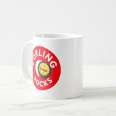 Mug Pierres de curling (Devant gauche)