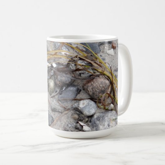 Mug Pierres de plage (Devant droit)