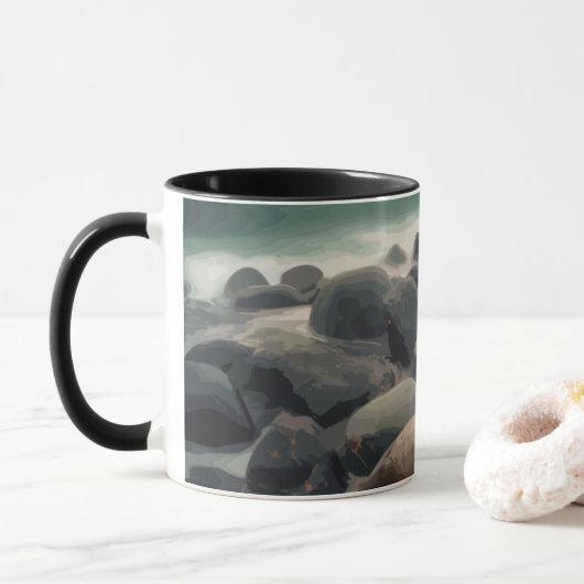 Mug Pierres de sérénité (Avec donut)