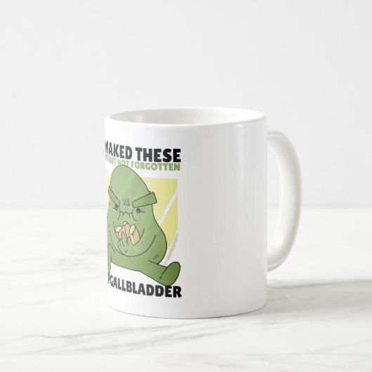 Mug Pierres de vésicule (Devant droit)