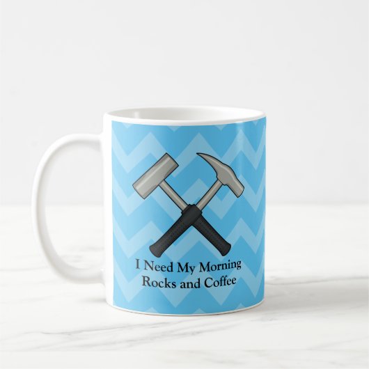 Mug Pierres du matin et café (Gauche)