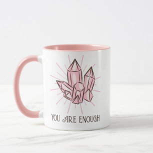 Mug Pierres en cristal rose