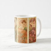 Mug Pierres et fleurs précieuses, Alphonse Mucha 1900 (Devant droit)