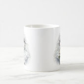 Mug Pierrot à la rose blanche (Centre)