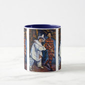 Mug Pierrot et Arlequin, Mardi Gras par Paul Cezanne (Centre)
