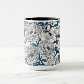 Mug Pies blanches et mésanges bleues (Centre)