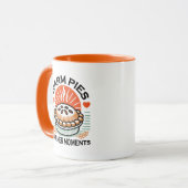Mug Pies chaudes Moments plus chauds - Conception d'au (Devant gauche)
