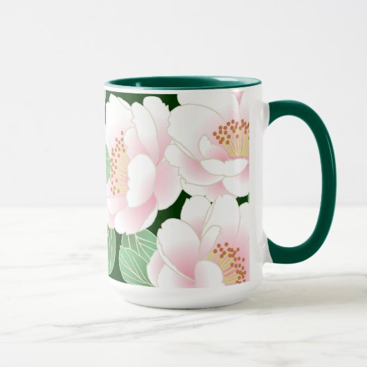 Mug Pies roses Japonais Floral Kimono (Droite)