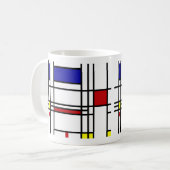 Mug Piet Mondriaan, "Composition" (Devant gauche)