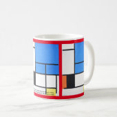 Mug Piet Mondrian (Devant droit)