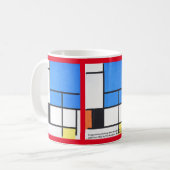 Mug Piet Mondrian (Devant gauche)