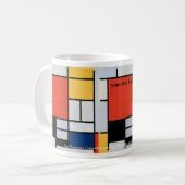 Mug Piet Mondrian Abstrait (Devant gauche)