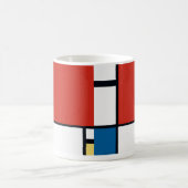 Mug Piet Mondrian - Composition Abstrait géométrique (Centre)