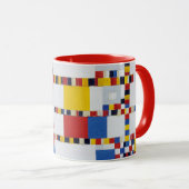 Mug piet mondrian , victory.boogie-woogie (Devant droit)