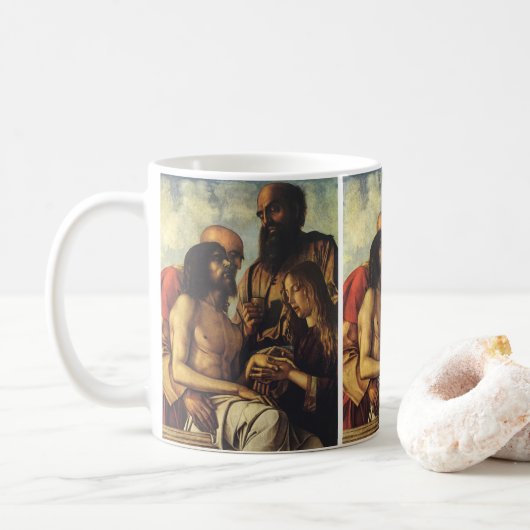 Mug Pieta de Giovanni Bellini, Art Renaissance (Avec donut)