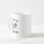 Mug Piétiné par ma fille Drôle de ski _12 (Devant gauche)