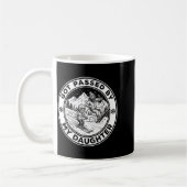 Mug Piétiné par ma fille Drôle de ski _8 (Gauche)