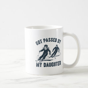 Mug Piétiné par ma fille en ski, ski en famille