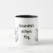 Mug Pieuvre bizarre personnalisée (Centre)