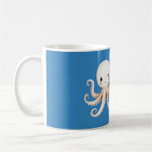 Mug Pieuvre Bleu Be Happy (Gauche)