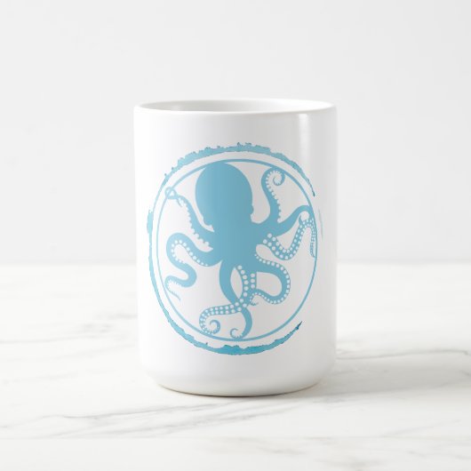 Mug Pieuvre Bleue Côtière 2 (Centre)