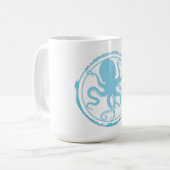 Mug Pieuvre Bleue Côtière 2 (Devant gauche)