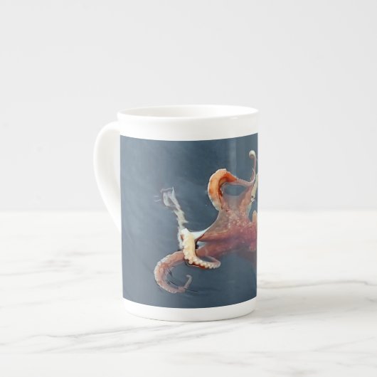 Mug Pieuvre – Café d'art céphalopode inspiré de l' (Devant gauche)