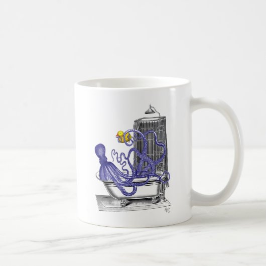 Mug Pieuvre dans le bain 2 (Droite)