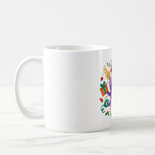 Mug Pieuvre emballant des cadeaux de Noël
