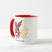 Mug Pieuvre rouge à vapeur (Devant gauche)