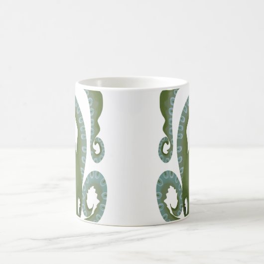 Mug Pieuvre verte Peek-A-Boo (Centre)