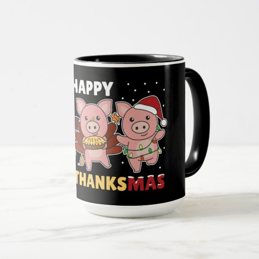 Mug Pig de Christmas (Devant droit)