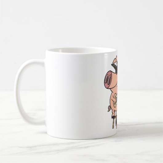Mug Pig Playing (Gauche)