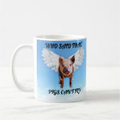 Mug Pig volant (Gauche)