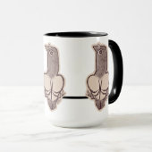 Mug Pigeon (Devant droit)