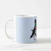 Mug Pigeon À Propos De La Ville Drôle (Gauche)