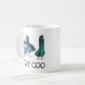 Mug Pigeon Cute Stay Coo Oiseau Lover (Devant gauche)